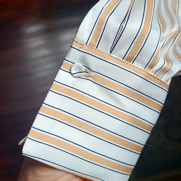 Maison d' Amelie Paris Striped Buttondown blouse - Picture 7 of 10